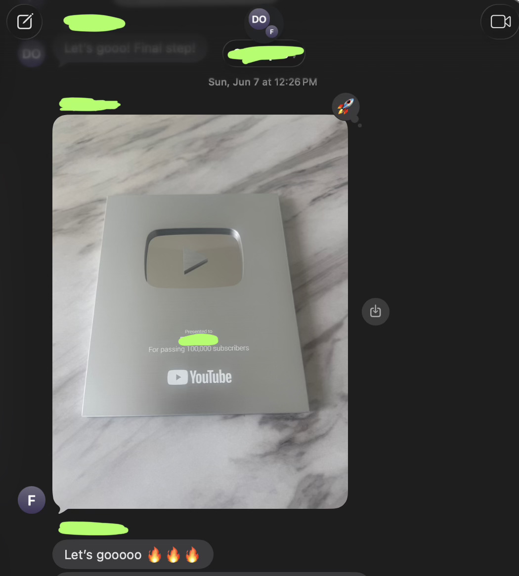 Client Silver Play Button proof 1
